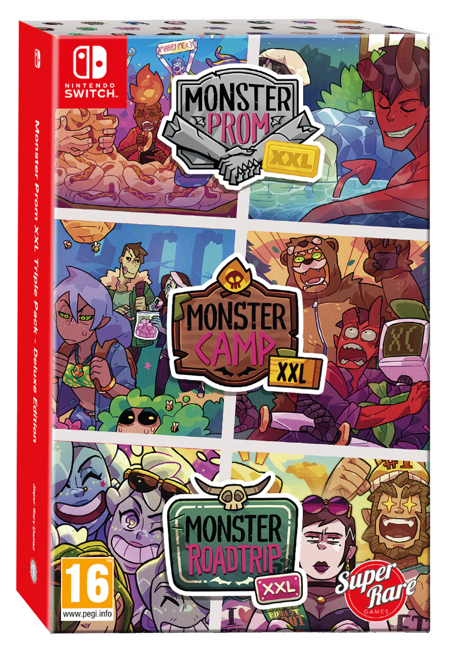 Monster Prom XXL Triple Pack (Deluxe Edition) Box Art